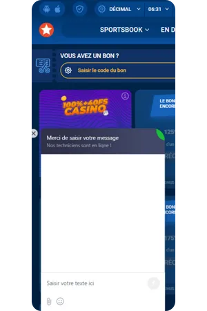 Support chat en direct Mostbet assistance clientèle 24h application mobile